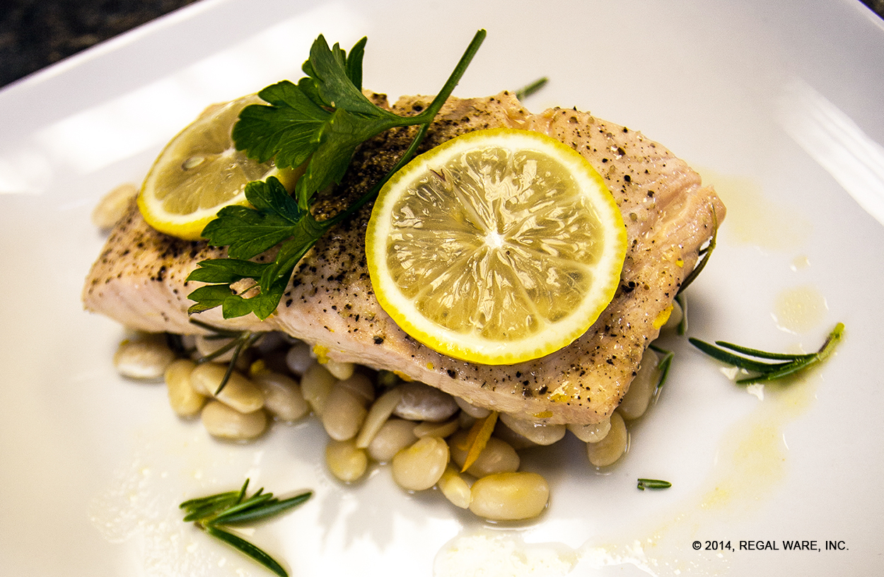 Salmon with White Beans | Saladmaster Recipes